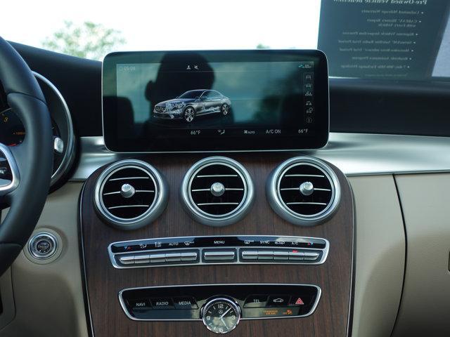 used 2021 Mercedes-Benz C-Class car, priced at $31,999