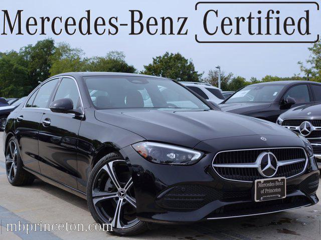 used 2022 Mercedes-Benz C-Class car, priced at $39,999