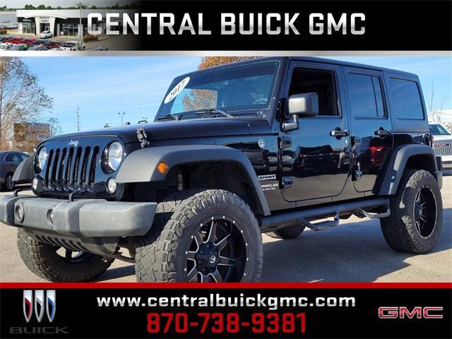 used 2017 Jeep Wrangler Unlimited car, priced at $22,997