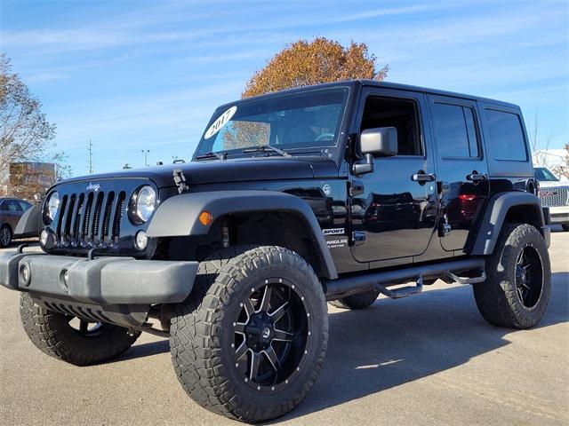 used 2017 Jeep Wrangler Unlimited car, priced at $22,997