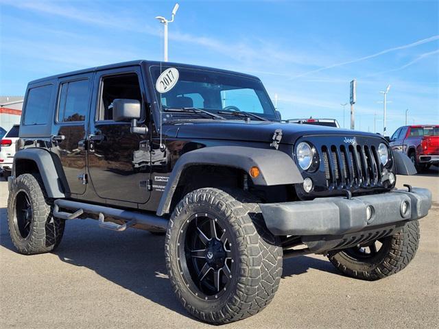 used 2017 Jeep Wrangler Unlimited car, priced at $22,997