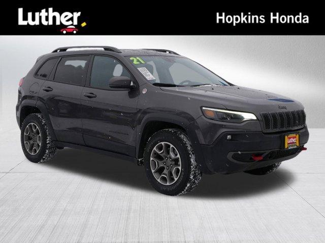 used 2021 Jeep Cherokee car, priced at $23,995