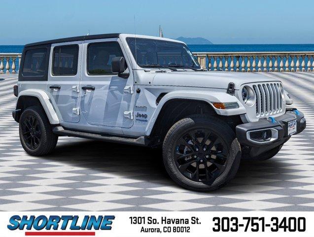 used 2022 Jeep Wrangler Unlimited 4xe car, priced at $33,494
