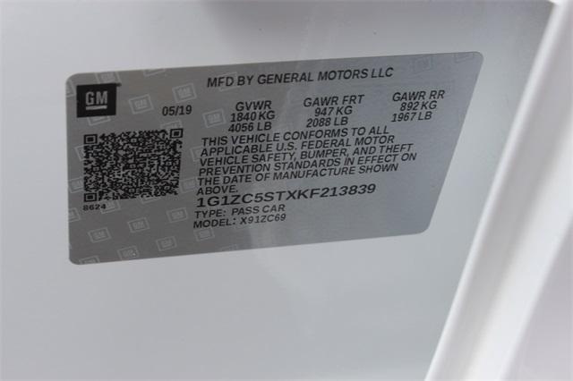 used 2019 Chevrolet Malibu car, priced at $20,991