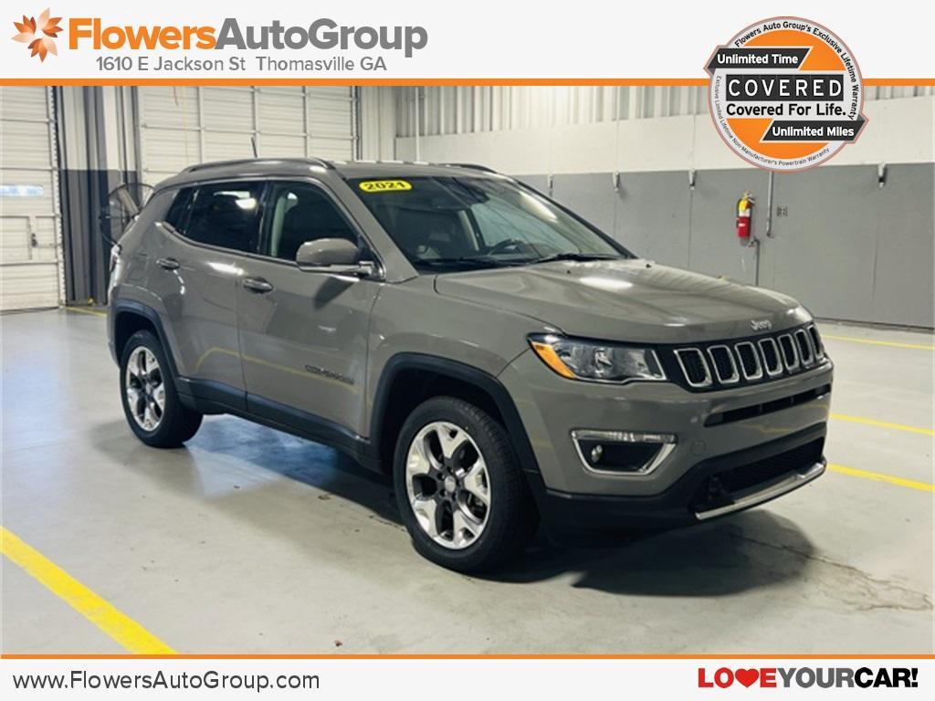used 2021 Jeep Compass car, priced at $18,500