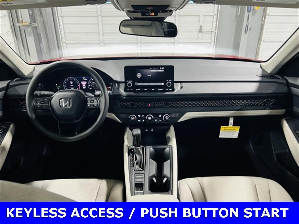 new 2025 Honda Accord car, priced at $29,945