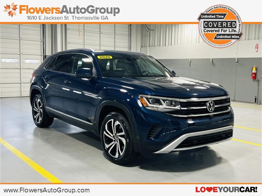 used 2020 Volkswagen Atlas Cross Sport car, priced at $27,500