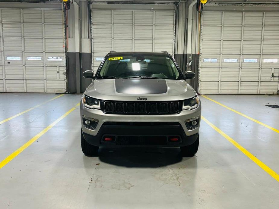 used 2021 Jeep Compass car, priced at $20,500