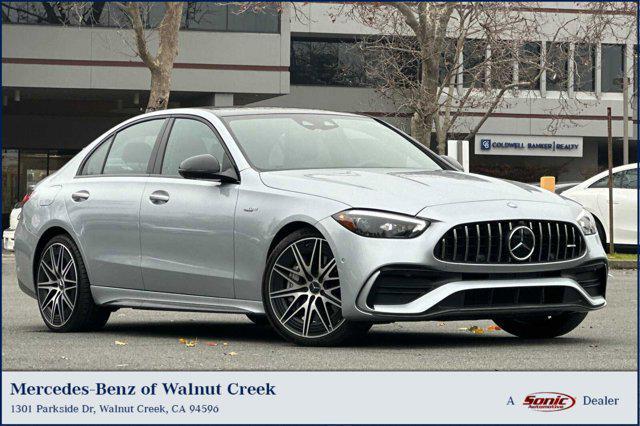 new 2024 Mercedes-Benz AMG C 43 car, priced at $72,605