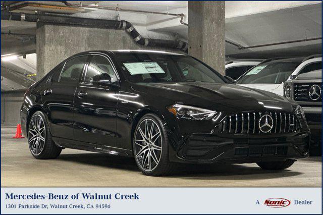 new 2025 Mercedes-Benz AMG C 43 car, priced at $68,970