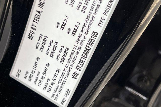 used 2019 Tesla Model 3 car, priced at $22,999