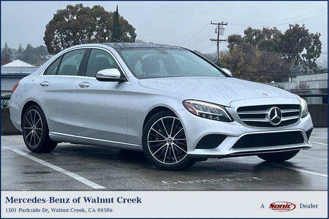 used 2021 Mercedes-Benz C-Class car, priced at $24,999