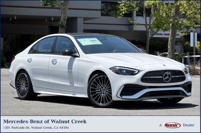 new 2025 Mercedes-Benz C-Class car, priced at $57,975