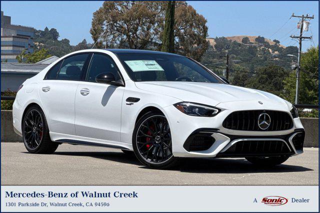 new 2025 Mercedes-Benz AMG C 63 car, priced at $97,570