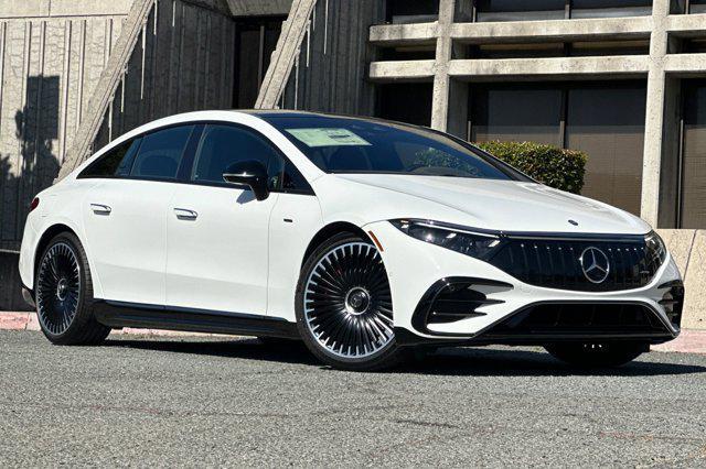 new 2025 Mercedes-Benz AMG EQS car, priced at $152,195