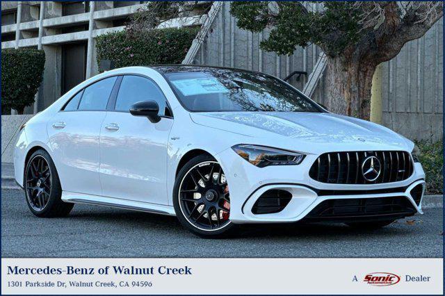 new 2025 Mercedes-Benz AMG CLA 45 car, priced at $72,195