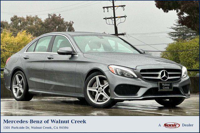 used 2018 Mercedes-Benz C-Class car, priced at $20,999