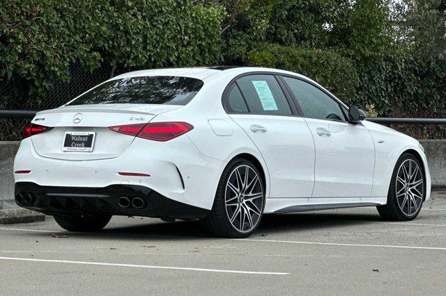 used 2024 Mercedes-Benz AMG C 43 car, priced at $54,987