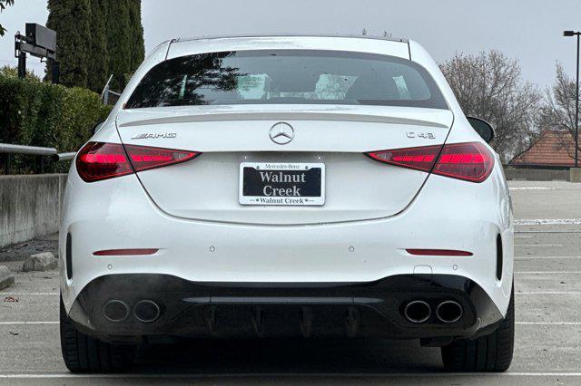 used 2024 Mercedes-Benz AMG C 43 car, priced at $54,987