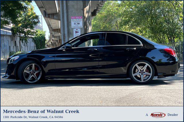 used 2018 Mercedes-Benz C-Class car, priced at $17,999