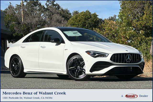 new 2025 Mercedes-Benz AMG CLA 35 car, priced at $59,295