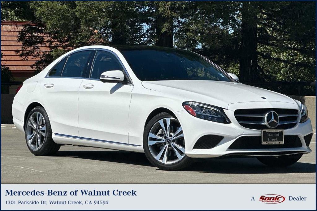 used 2021 Mercedes-Benz C-Class car, priced at $27,499