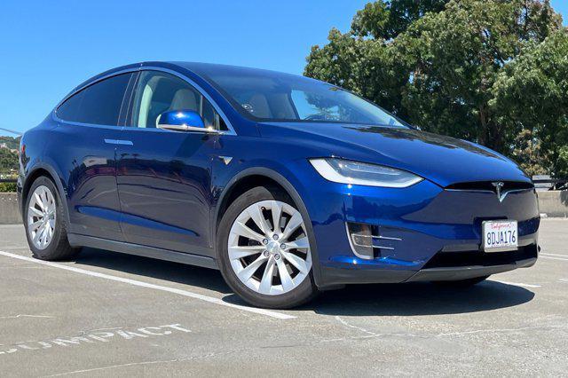 used 2018 Tesla Model X car, priced at $29,499