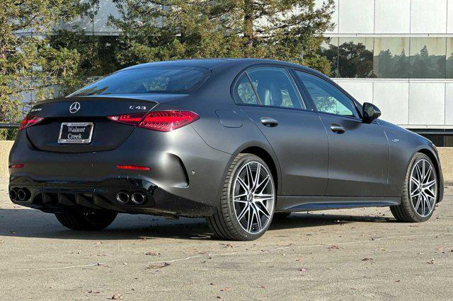 new 2025 Mercedes-Benz AMG C 43 car, priced at $73,545