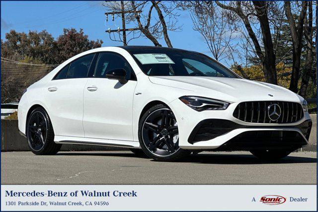 new 2025 Mercedes-Benz AMG CLA 35 car, priced at $59,295
