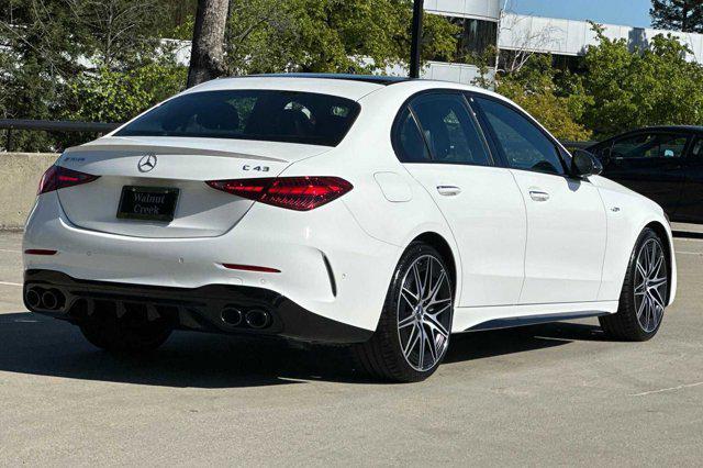 new 2024 Mercedes-Benz AMG C 43 car, priced at $69,335