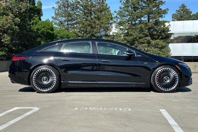 new 2025 Mercedes-Benz AMG EQS car, priced at $150,745