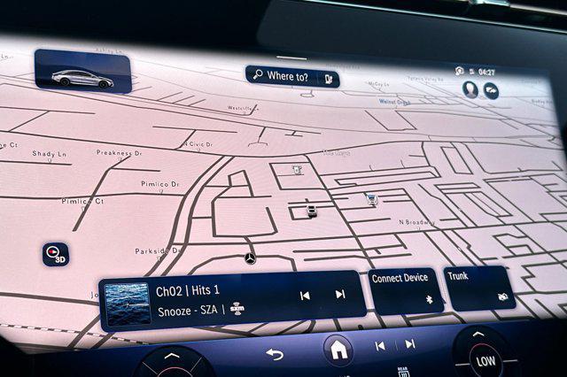 new 2025 Mercedes-Benz AMG EQS car, priced at $150,745