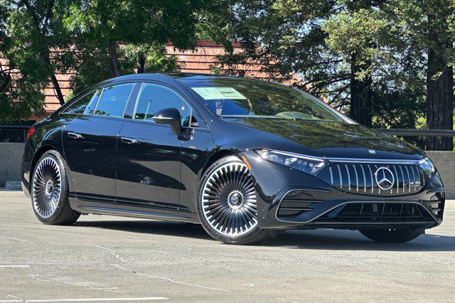 new 2025 Mercedes-Benz AMG EQS car, priced at $150,745