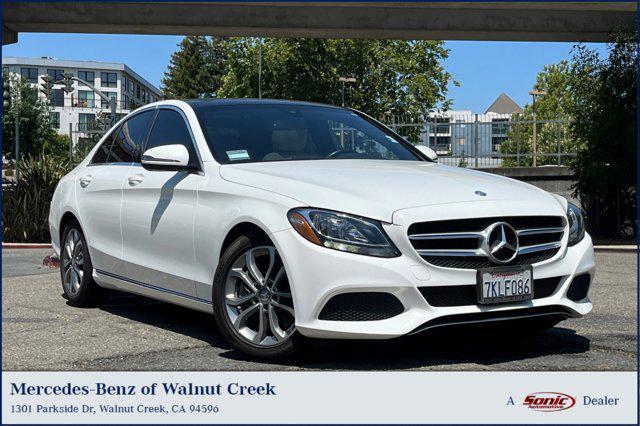 used 2015 Mercedes-Benz C-Class car, priced at $11,999