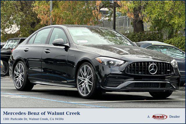 new 2025 Mercedes-Benz AMG C 43 car, priced at $75,285