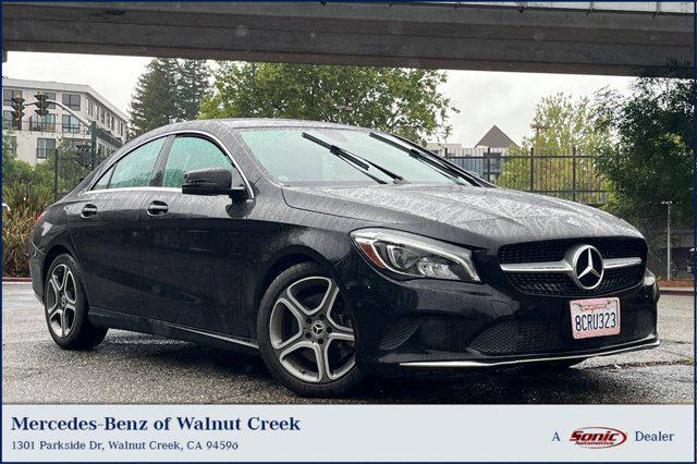 used 2018 Mercedes-Benz CLA 250 car, priced at $18,588