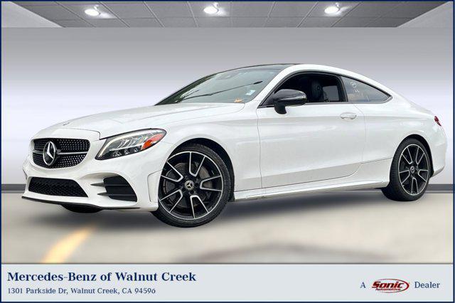 used 2019 Mercedes-Benz C-Class car, priced at $27,999