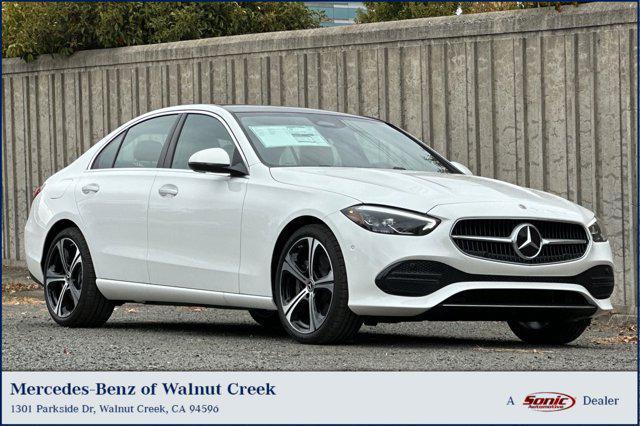 new 2025 Mercedes-Benz C-Class car, priced at $51,685