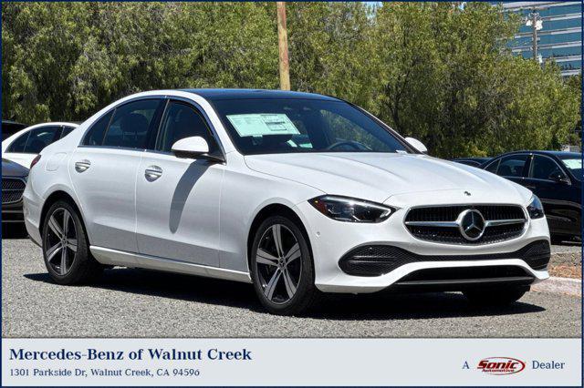 new 2025 Mercedes-Benz C-Class car, priced at $57,675