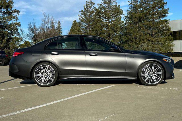 new 2025 Mercedes-Benz AMG C 43 car, priced at $78,360