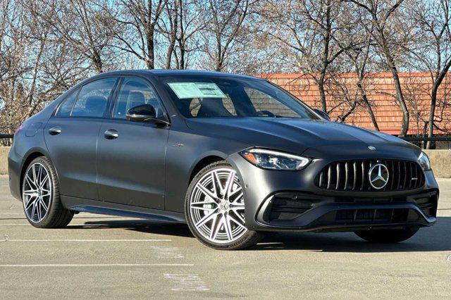 new 2025 Mercedes-Benz AMG C 43 car, priced at $78,360