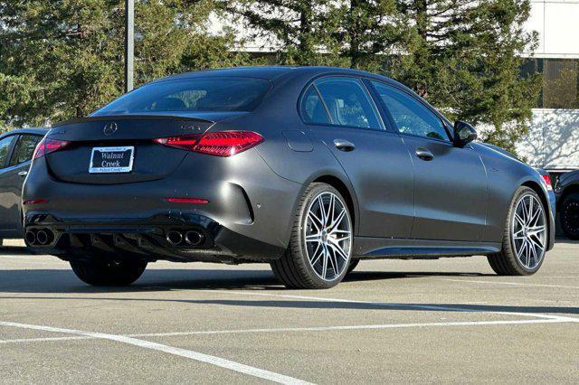 new 2025 Mercedes-Benz AMG C 43 car, priced at $78,360