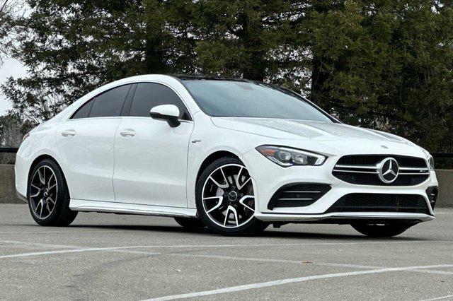 used 2022 Mercedes-Benz AMG CLA 35 car, priced at $29,588