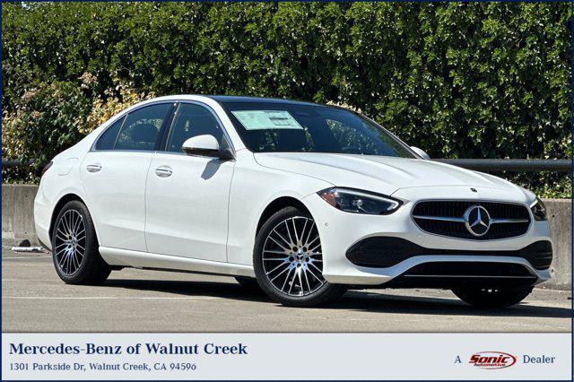 new 2025 Mercedes-Benz C-Class car, priced at $53,495