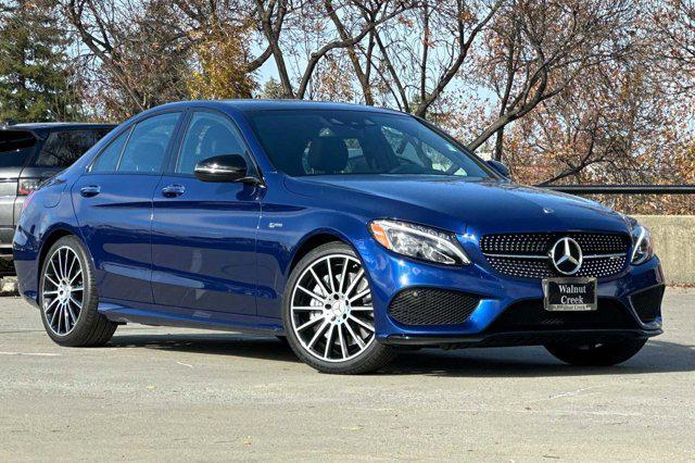 used 2018 Mercedes-Benz AMG C 43 car, priced at $32,999