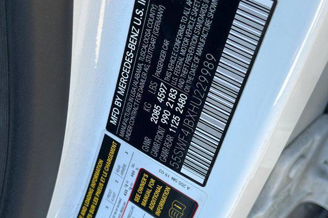 used 2017 Mercedes-Benz C-Class car, priced at $14,999