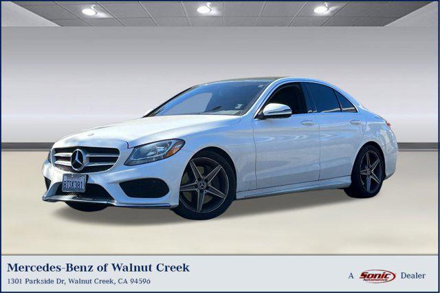 used 2017 Mercedes-Benz C-Class car, priced at $14,999