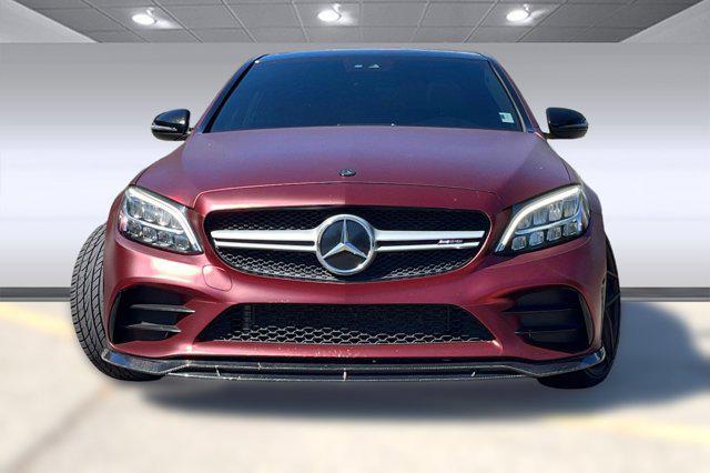 used 2021 Mercedes-Benz AMG C 43 car, priced at $37,999