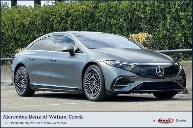 used 2022 Mercedes-Benz EQS 580 car, priced at $51,999
