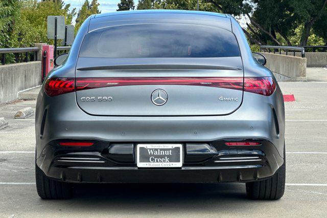 used 2022 Mercedes-Benz EQS 580 car, priced at $51,999